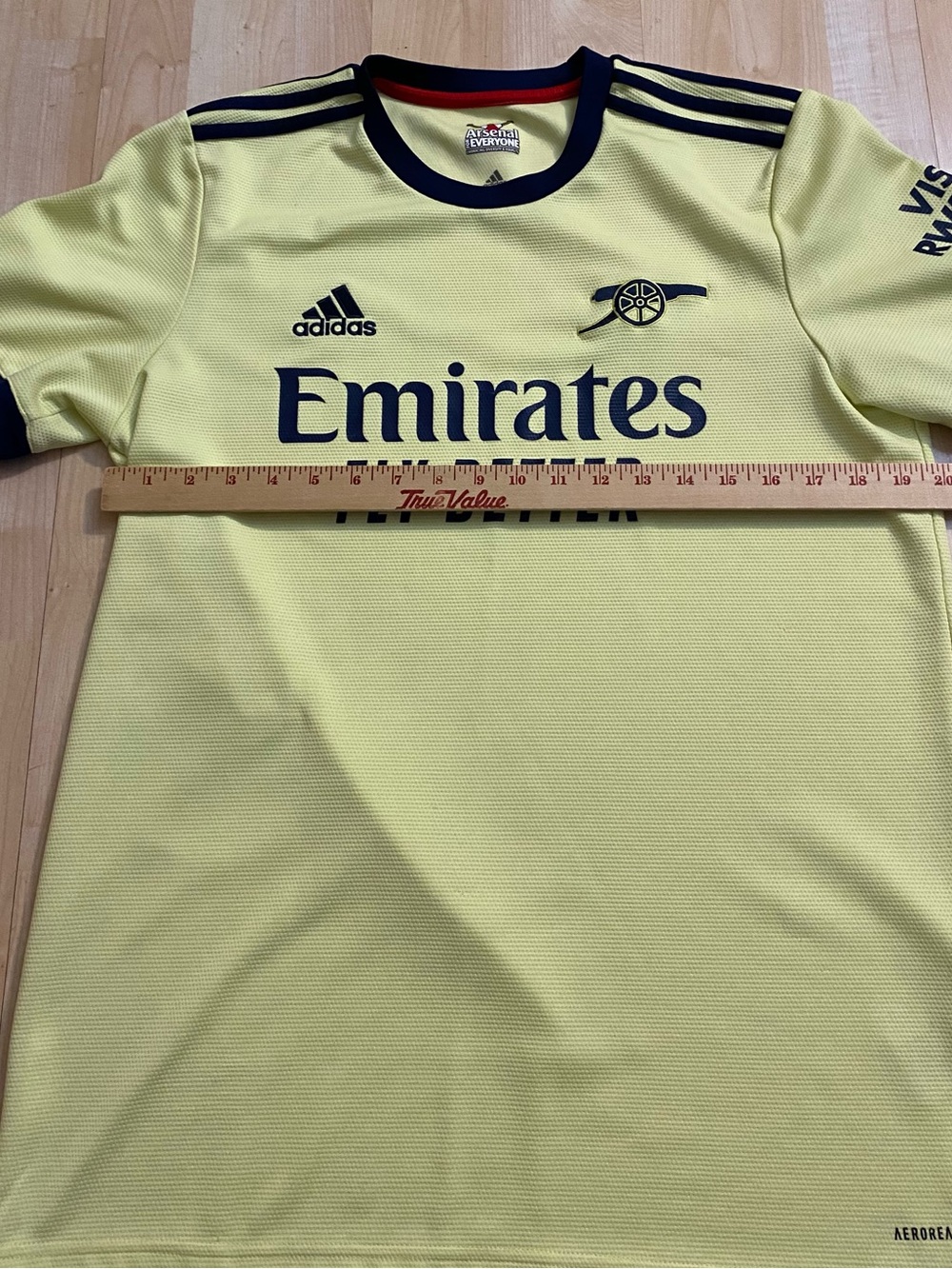 Arsenal London Adidas 2021/22 Away Football Soccer Jersey Men’s Large - Picture 7 of 7